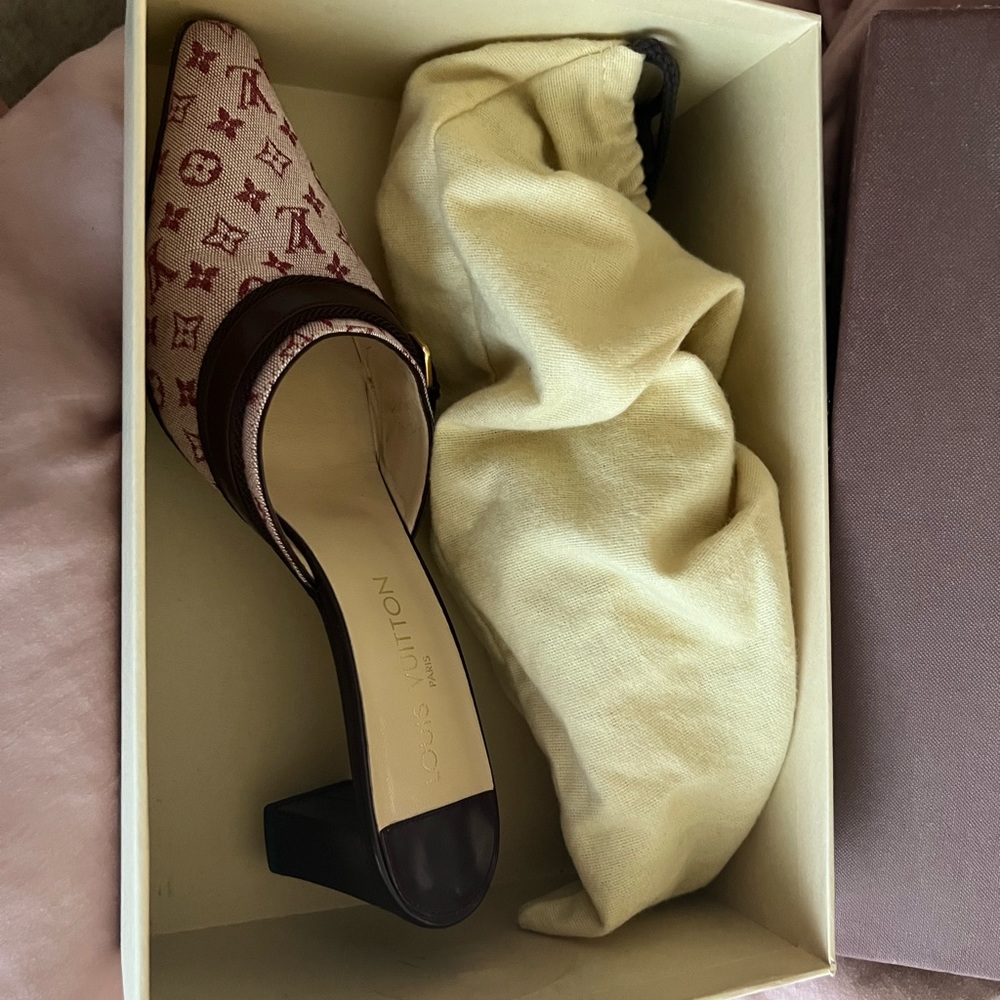 Louis Vuitton vintage mules